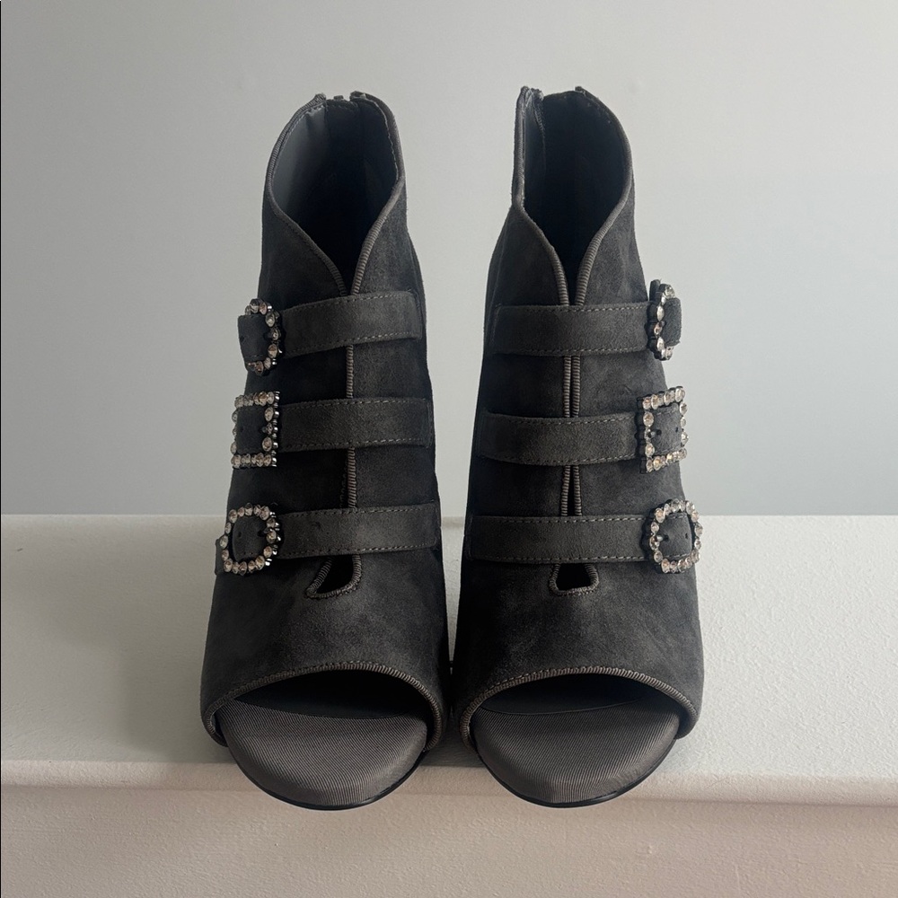WHBM Black Women's Shoes with Buckle Detail